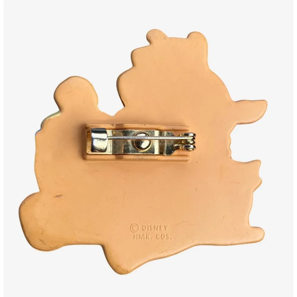 Hallmark Disney Winnie the Pooh and Piglet Christmas Lapel Pin - Picture 6 of 10